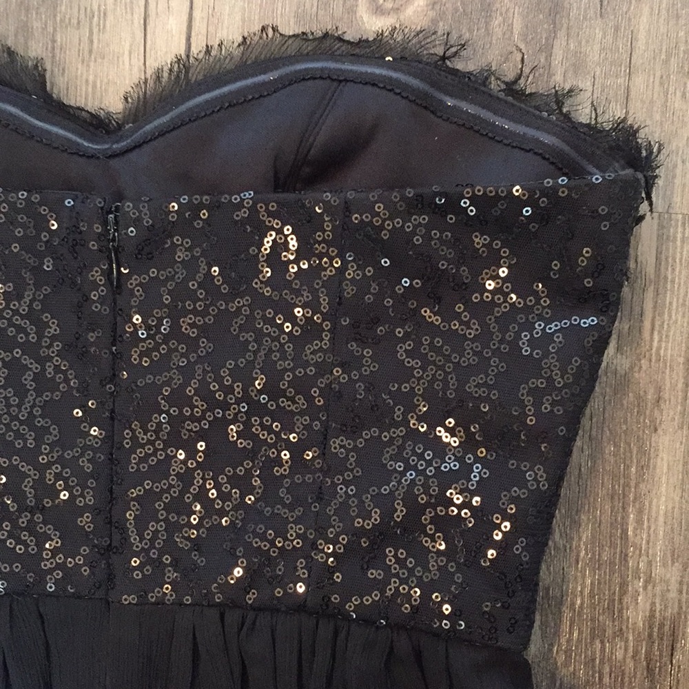 🖤Max & Cleo🖤 strapless black Monica dress size 4 - Picture 6 of 8